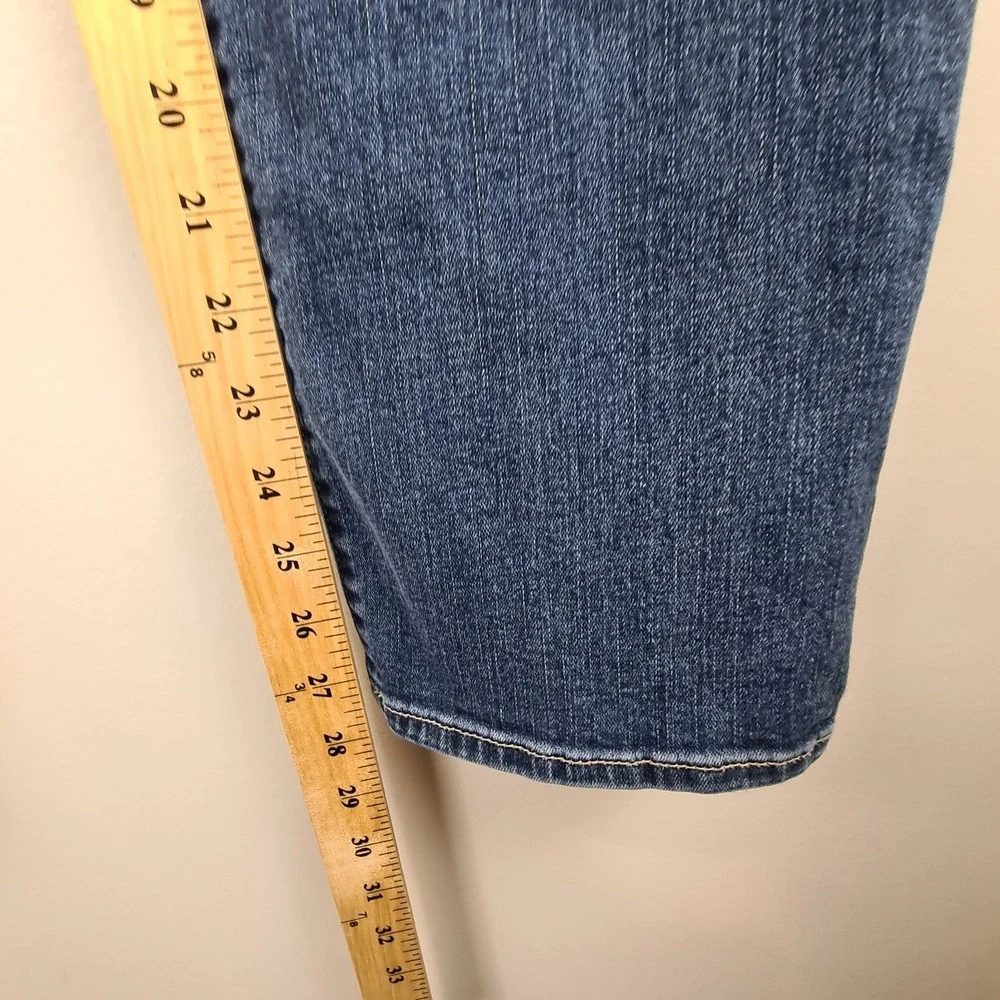 Chicos Jeans Womens 3R XL 16 Perfect Stretch Mid Rise‎ Girlfriend Slim Leg Ankle